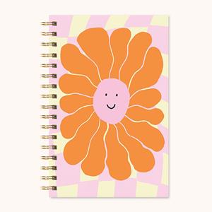 Image of MEDIUM SPIRAL NOTEBOOK - justforgrins (SKU: 168871455000122) Image of MEDIUM SPIRAL NOTEBOOK - justforgrins